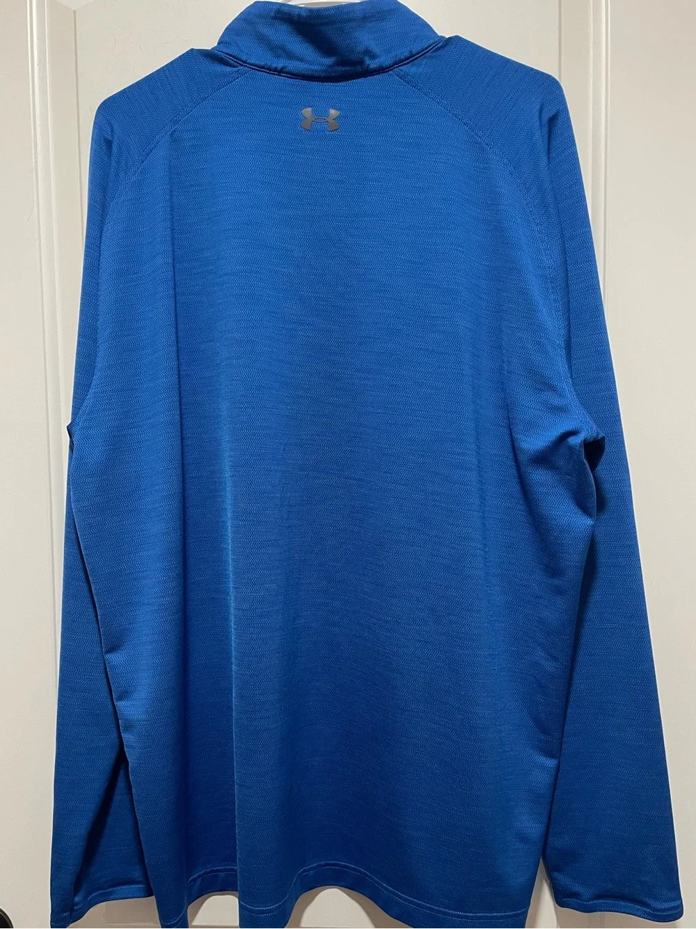 UA Long-sleeve Pullover AUA Tech 2.0 1/2 Zip Royal Blue Heathered XXL Loose Fit
